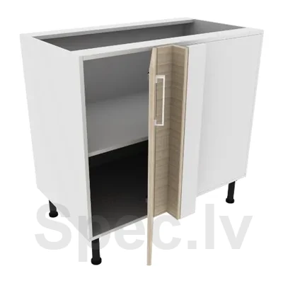 TS3 Blum grīdas stūra skapis ar
