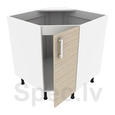 TS6 Blum stūra skapis izlietnei, durvis