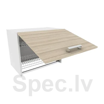 PK33ZX-46 Sienas skapis ar trauku žāvētavu
